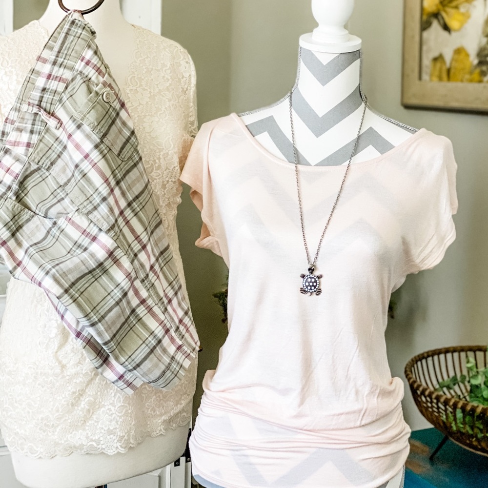 Pale Pink Blouse